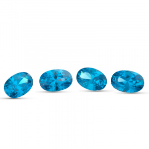 Фианит Овал 12.0*10.0 Аквамарин