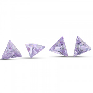 Фианит Треугольник 4.0*4.0 Лаванда