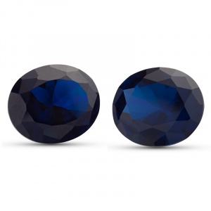 Шпинель Синт Овал 10.0*8.0 Синий