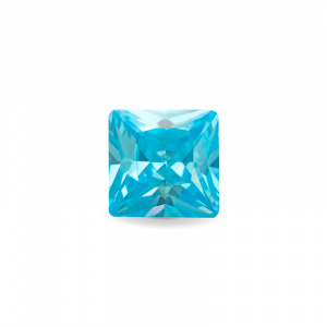 Фианит Принцесса 9.0*9.0 Аквамарин