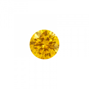 Фианит Круг 9.0 Золотой