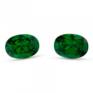 Фианит Овал 7.0*5.0 Зеленый
