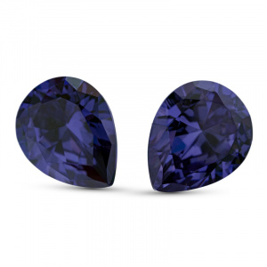 Фианит Груша 11.0*9.0 Танзанит