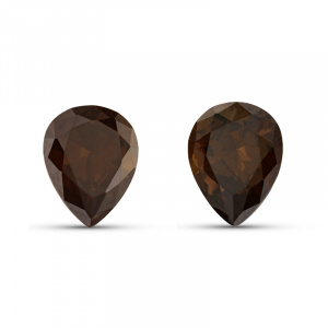 Фианит Груша 8.0*6.0 Коричневый№29