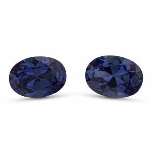 Фианит Овал 10.0*8.0 Танзанит