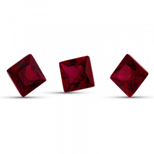 Корунд Принцесса 2.0*2.0 Рубин№8
