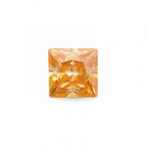 Фианит Принцесса 4.0*4.0 Шампань