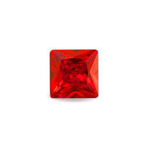 Фианит Принцесса 4.0*4.0 Гранат