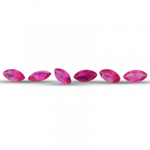 Корунд Маркиз 7.0*3.5 Рубин№5