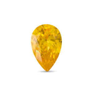 Фианит Груша 7.0*5.0 Золотой