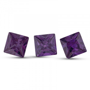Фианит Принцесса 8.0*8.0 Аметист