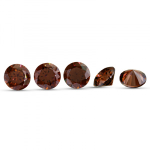 Фианит Круг 3.0 Родолит