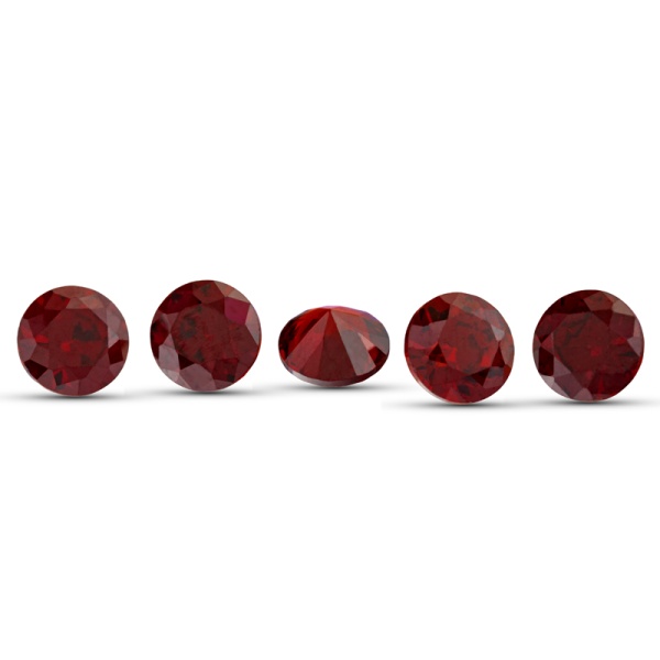 Фианит Круг 6.0 Гранат