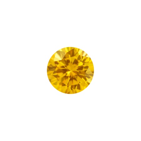 Фианит Круг 13.0 Золотой