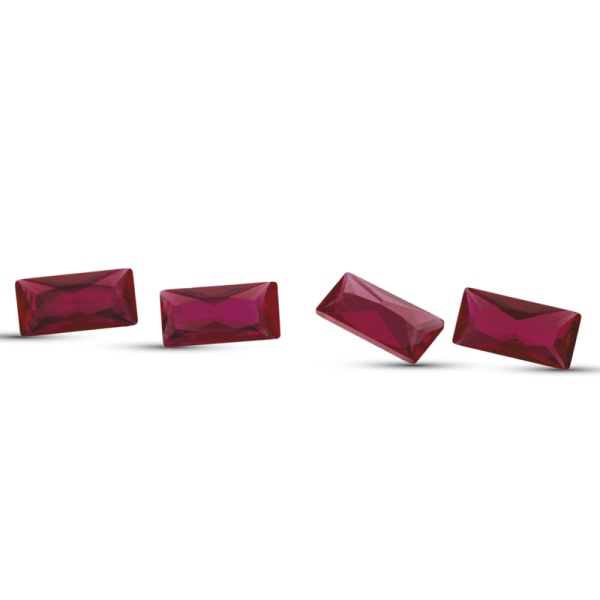 Корунд Багет 5.0*2.5 Рубин№8