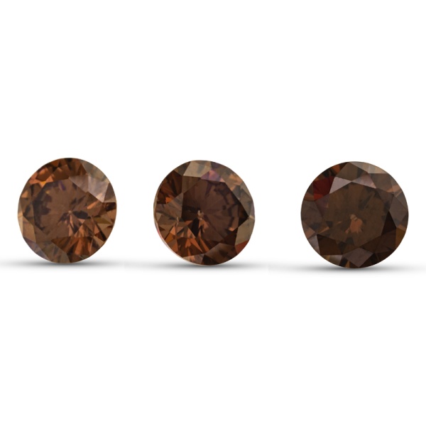 Фианит Круг 1.75 Коричневый№36