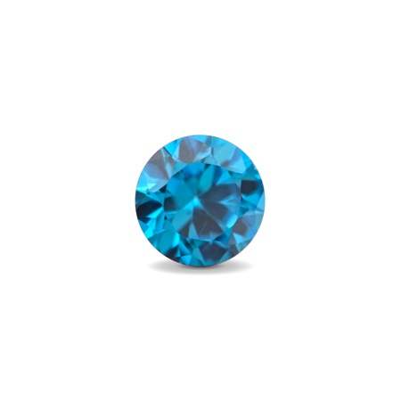 Фианит Круг 10.0 Аквамарин